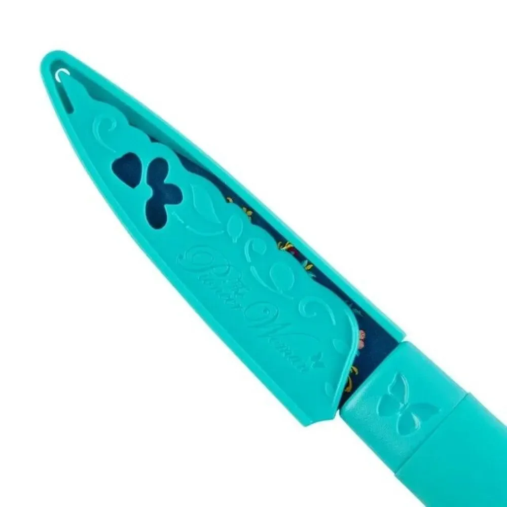 Pioneer Woman Keepsake Floral Stainless Steel Paring Knife Set 3pc Blade Cover